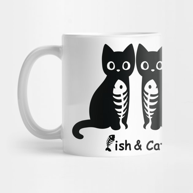 Fish and Cat by Anicue